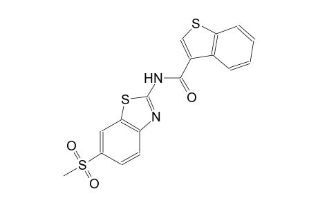 N-[6-(methylsulfonyl)-1,3-benzothiazol-2-yl]-1-benzothiophene-3-carboxamide