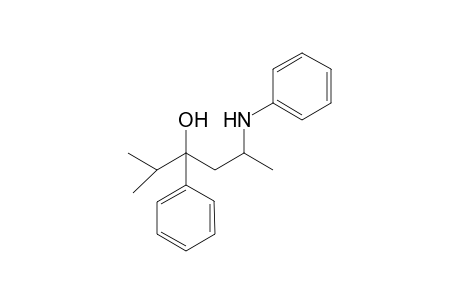 5-Anilino-2-methyl-3-phenylhexan-3-ol