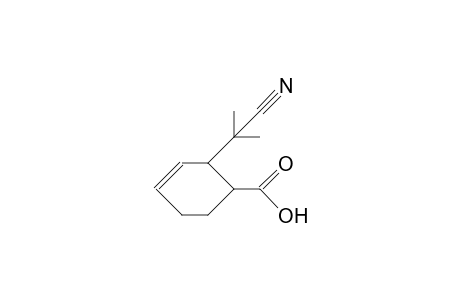 trans-4-Carboxy-3-(1-cyano-1-methyl-ethyl)-1-cyclohexene
