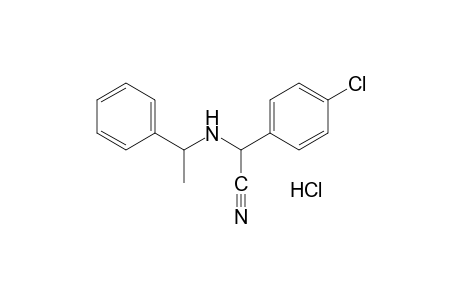 (-)-(p-chlorophenyl) [(alpha-methylbenzyl)amino]acetonitrile, hydrochloride