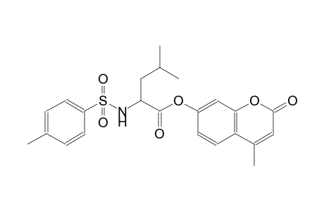 4-methyl-2-oxo-2H-chromen-7-yl 4-methyl-2-{[(4-methylphenyl)sulfonyl]amino}pentanoate