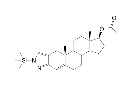 4,5-Dehydro-20-nor-stanozolol, N-TMS, O-Acetyl