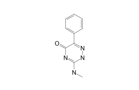 3-METHYLAMINO-6-PHENYL-1,2,4-TRIAZIN-5(2H)-ONE