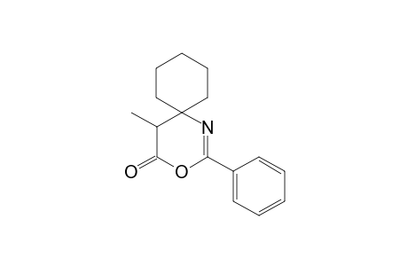 4,5-Dihydro-5-methyl-4,4-pentamethylene-2-phenyl-1,3-oxazin-6-one
