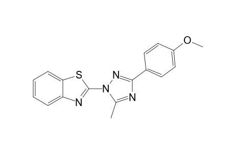 1-(2-Benzothiazolyl)-3-(4-methoxyphenyl)-5-methyl-1,2,4-triazole