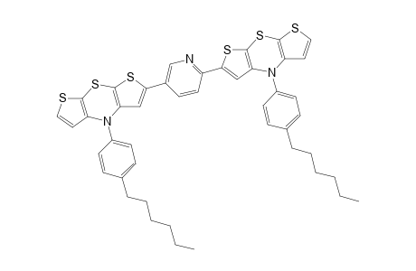 2,2'-(Pyridin-2,5-diyl)-bis(4-(4-hexylphenyl)-4H-dithieno[2,3-b:3',2'-e][1,4]thiazine