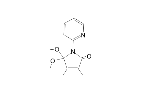 N-(2-Pyridyl)-5,5-dimethoxy-3,4-Dehydro-3,4-dimethyl-3-pyrrolidin-2-one
