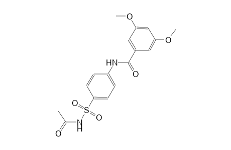 N-{4-[(acetylamino)sulfonyl]phenyl}-3,5-dimethoxybenzamide