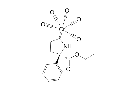 Pentacarbonyl[(3R,4S)-3-ethoxycarbonyl-3-phenyl-2-azacyclopentylidene]chromium