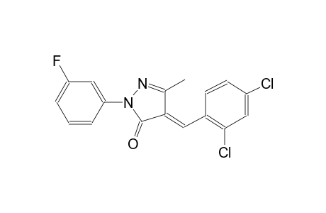3H-pyrazol-3-one, 4-[(2,4-dichlorophenyl)methylene]-2-(3-fluorophenyl)-2,4-dihydro-5-methyl-, (4E)-