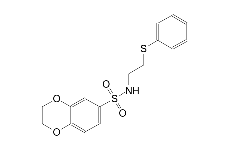 N-[2-(phenylsulfanyl)ethyl]-2,3-dihydro-1,4-benzodioxin-6-sulfonamide