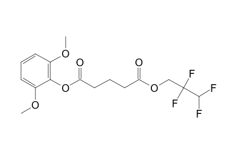 Glutaric acid, 2,2,3,3-tetrafluoropropyl 2,6-dimethoxyphenyl ester