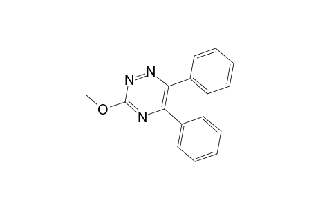 1,2,4-Triazine, 3-methoxy-5,6-diphenyl-