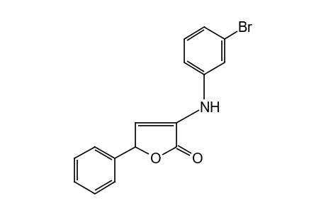 3-(m-bromoanilino)-5-phenyl-2(5H)-furanone