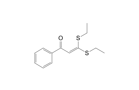 3,3-bis(ethylsulfanyl)-1-phenyl-prop-2-en-1-one