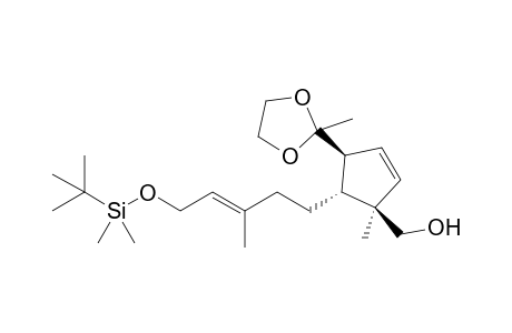 [(1R,4S,5R)-5-[(E)-5-(tert-Butyldimethylsilyloxy)-3-methyl-3-pentenyl]-1-methyl-4-(2-methyl[1,3]dioxolan-2-yl)-2-cyclopentenyl]methanol