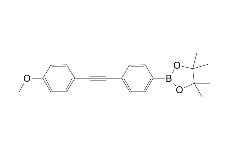 2-{4-[(4-Methoxyphenyl)ethynyl]phenyl}-4,4,5,5-tetramethyl-1,3,2-dioxaborolane
