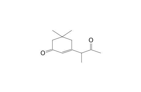 2-Cyclohexen-1-one, 5,5-dimethyl-3-(1-methyl-2-oxopropyl)-