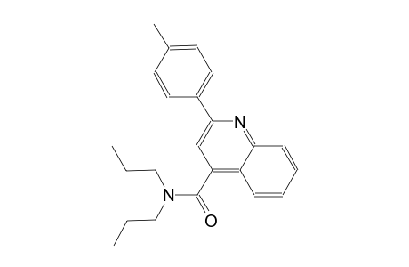 4-quinolinecarboxamide, 2-(4-methylphenyl)-N,N-dipropyl-