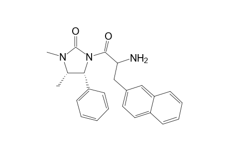 (2S,4'S,5'R)-2-Amino-1-(3',4'-dimethyl-2'-oxo-5'-phenyl-1'-imidazolyldinyl)-3-(2-naphthyl)propan-1-one