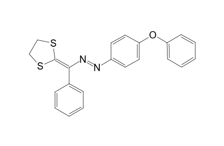 (E)-1-((1,3-Dithiolan-2-ylidene)(phenyl)methyl)-2-(4-phenoxyphenyl)diazene