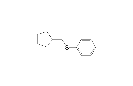 Benzene, [(cyclopentylmethyl)thio]-