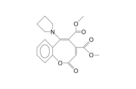 Dimethyl 2-oxo-6-(pyrrolidin-1-yl)-1-benzoxocine-4,5-dicarboxylate