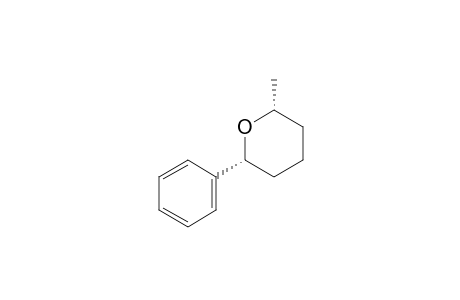 cis-6-Methyl-2-phenyltetrahydropyran