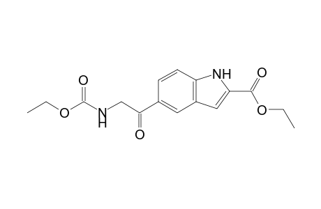 Ethyl 5-[N-(Ethoxycarbonyl)glycyl]-1H-indole-2-carboxylate