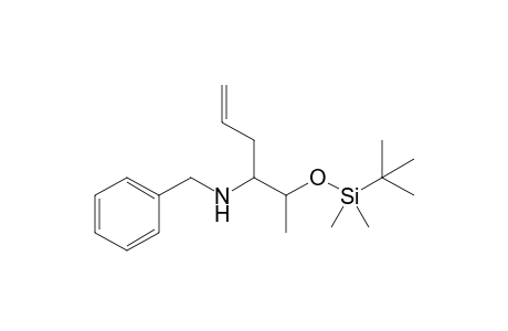 anti-4-(N-Benzylamino)-5-(tert-butyldimethylsilyloxy)hexene