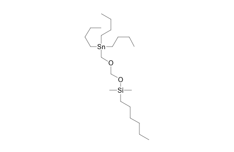 [( Dimethylhexylsilyloxy)methoxymethyl]tributylstannane