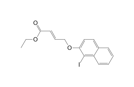 2-Butenoic acid, 4-[(1-iodo-2-naphthalenyl)oxy]-, ethyl ester