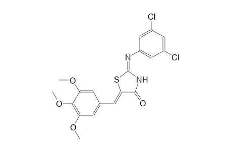 (5Z)-2-(3,5-dichloroanilino)-5-(3,4,5-trimethoxybenzylidene)-1,3-thiazol-4(5H)-one