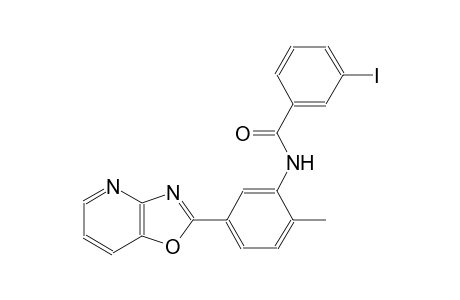 benzamide, 3-iodo-N-(2-methyl-5-oxazolo[4,5-b]pyridin-2-ylphenyl)-