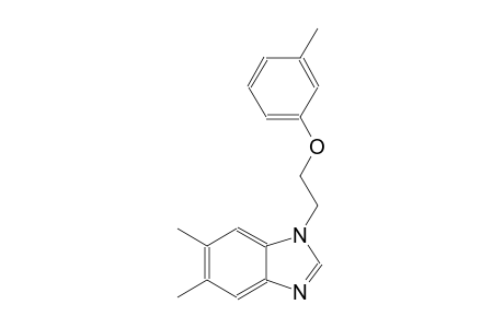 1H-benzimidazole, 5,6-dimethyl-1-[2-(3-methylphenoxy)ethyl]-