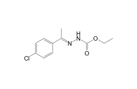 Ethyl (2E)-2-[1-(4-chlorophenyl)ethylidene]hydrazinecarboxylate