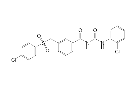 1-(o-chlorophenyl)-3-{alpha-[(p-chlorophenyl)sulfonyl]-m-toluoyl}urea