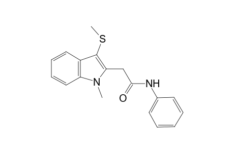 2-[1-Methyl-3-(methylsulfanyl)-1H-indol-2-yl]-N-phenylacetamide