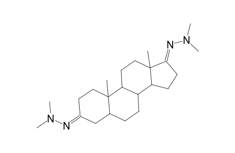 Androstane-3,17-dione, bis(dimethylhydrazone), (5.alpha.)-