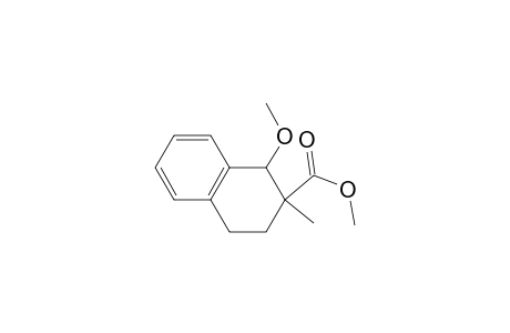 1-Methoxy-2-methyl-1.2,3,4-tetrahydronaphthalen-2-carboxylic acid methyl ester