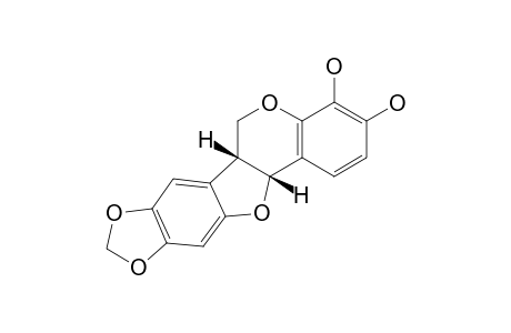 (+)-3,4-DIHYDROXY-8,9-METHYLENEDIOXYPTEROCARPAN