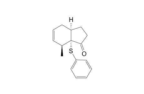 (2,3,3a.alpha.,4,7.beta.,7a.alpha.)-Hexahydro-7-methyl-7a-(phenylthio)1H-inden-1-one