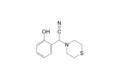 alpha-(o-hydroxyphenyl)-4-thiomorpholineacetonitrile