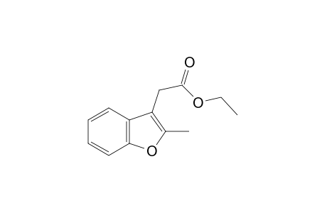 2-methyl-3-benzofuranacetic acid, ethyl ester