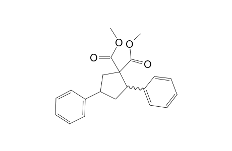 (Cis-) and (trans-) Dimethyl 2,4-diphenylcyclopentane-1,1-dicarboxylate