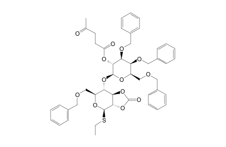 ETHYL-6-O-BENZYL-2,3-O-CARBONATE-4-O-(3,4,6-TRI-O-BENZYL-2-O-LEVULINOYL-BETA-D-GALACTOPYRANOSYL)-1-THIO-BETA-D-GLUCOPYRANOSIDE