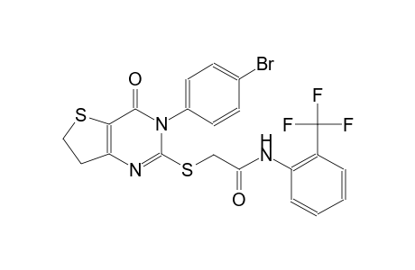 acetamide, 2-[[3-(4-bromophenyl)-3,4,6,7-tetrahydro-4-oxothieno[3,2-d]pyrimidin-2-yl]thio]-N-[2-(trifluoromethyl)phenyl]-