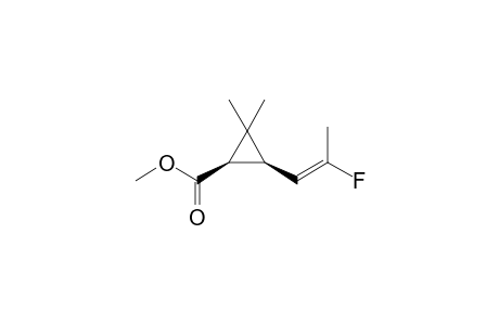 Methyl (1R-cis)-3-[(E/Z)-2-fluoro-1-propenyl]-2,2-dimethylcyclopropane-1-carboxylate