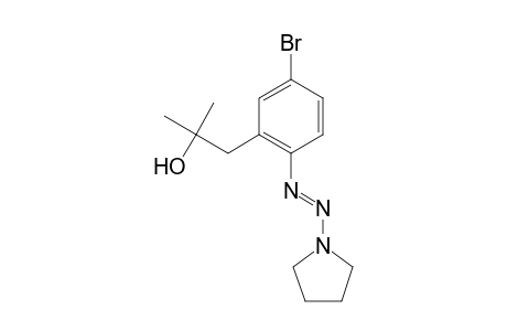 1-[5-Bromo-2-(pyrrolidin-1-yldiazenyl)phenyl]-2-methylpropan-2-ol