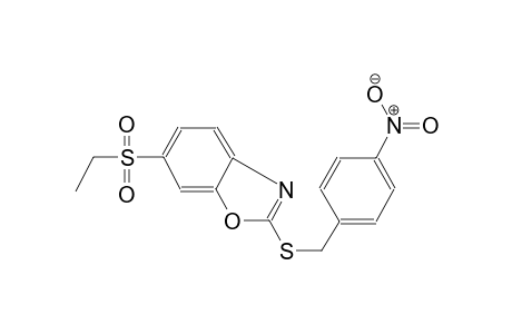 6-(Ethylsulfonyl)-2-[(4-nitrobenzyl)sulfanyl]-1,3-benzoxazole